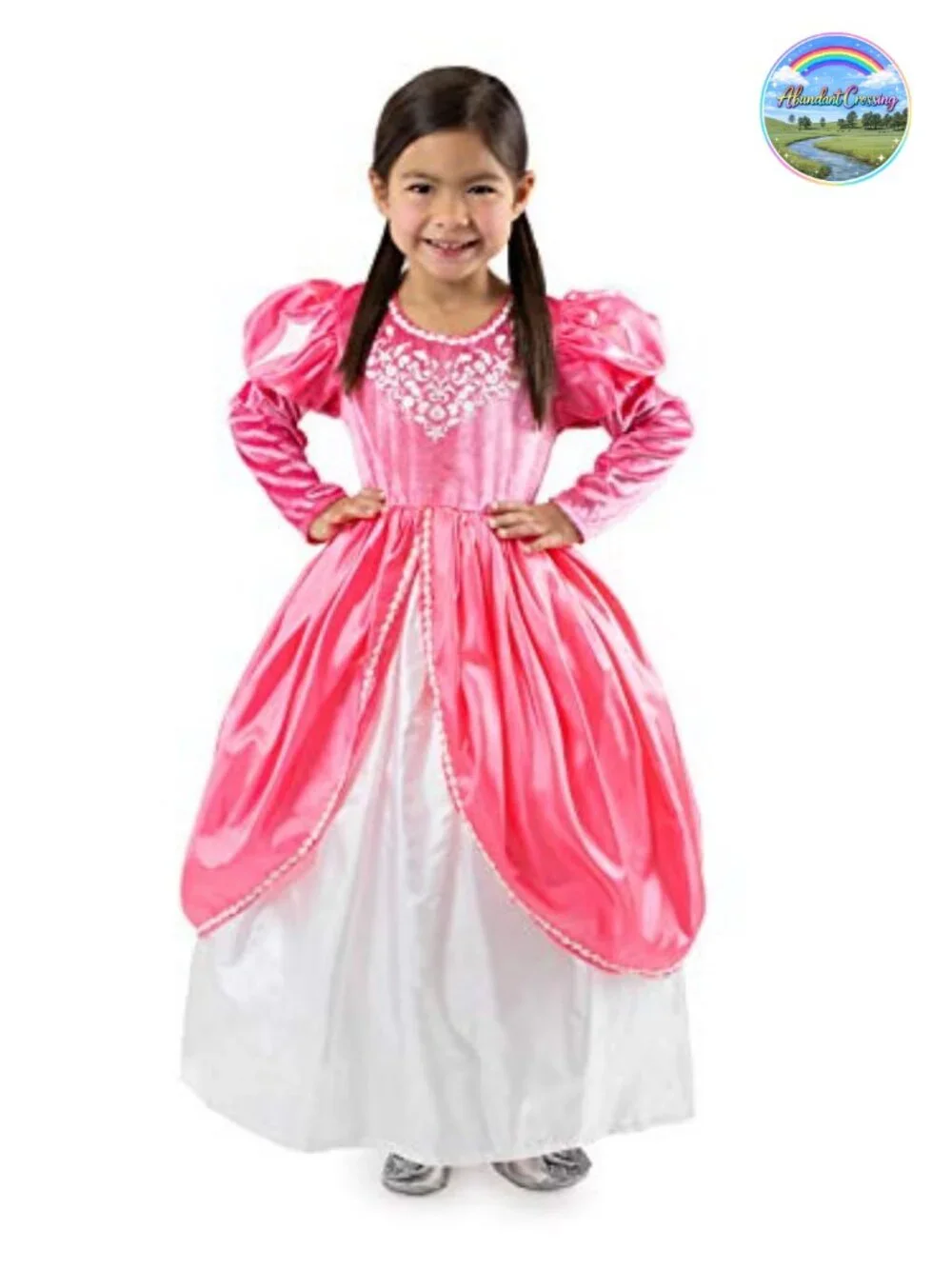 Mermaid Ball Gown Princess Dress Up Costume for Girls